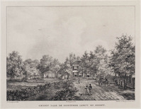 KG 08477
          <br/>
          Gezigt naar de Hofstede Leeuw en Hooft
          <br/>
          <em>Buffa & Zonen, Kunsthandel Frans (wekzaam 1808-1951)</em>
